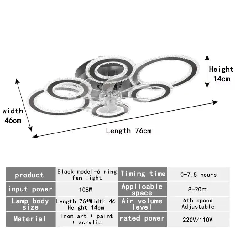 Alaeon LED Ceiling Chandelier